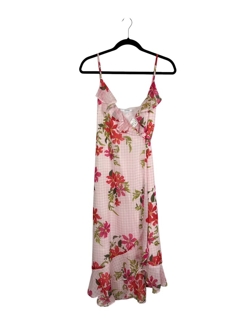 GUESS GINGHAM & FLORAL DRESS