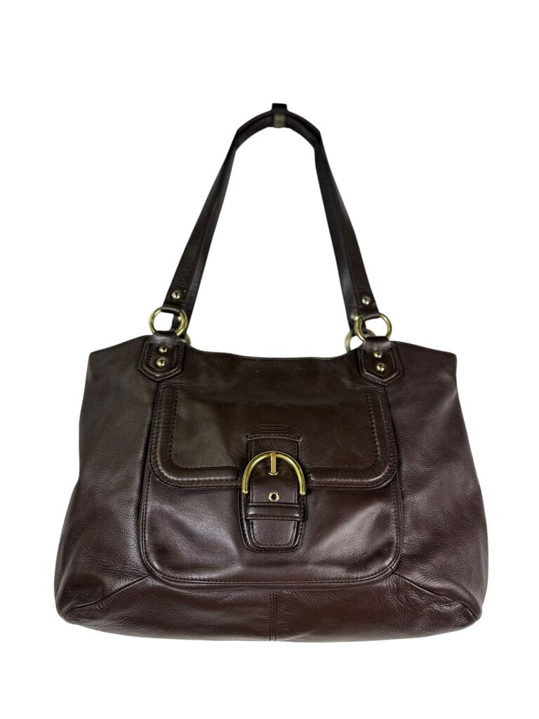 COACH LEATHER SHOULDER BAG