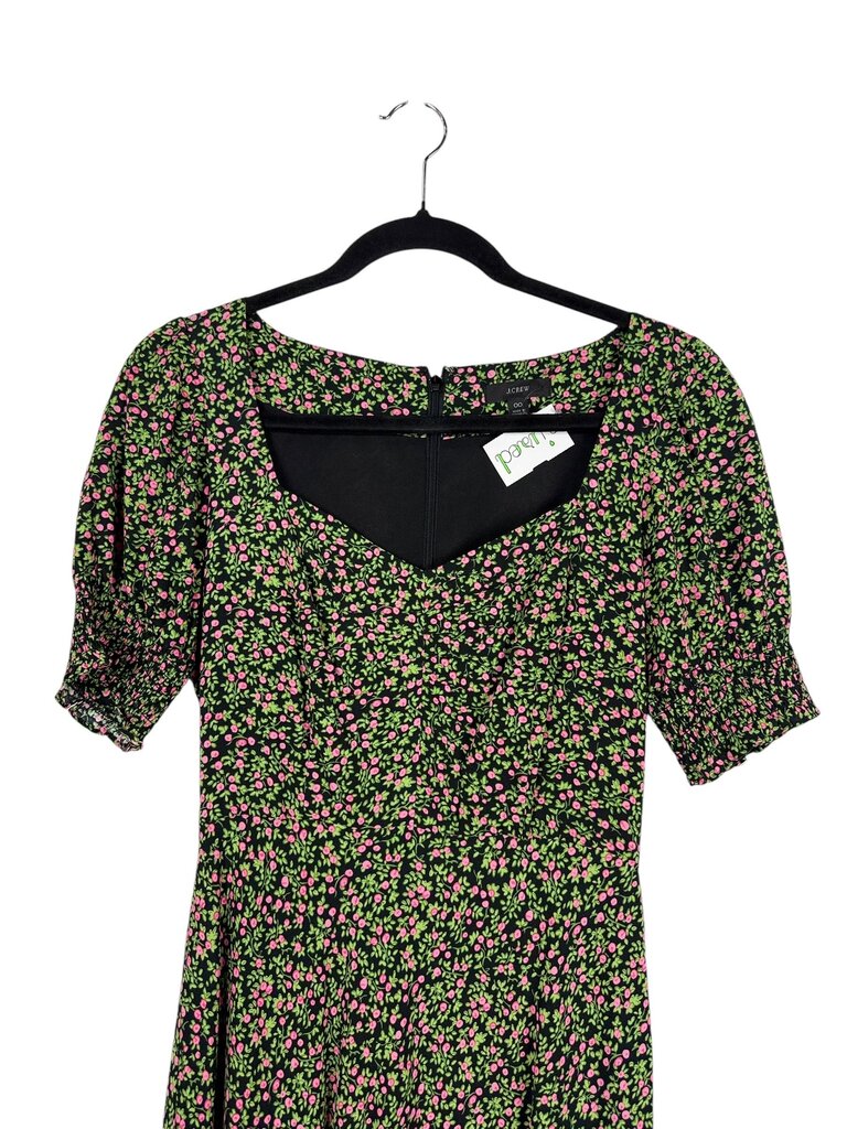 J.CREW FLORAL MIDI DRESS
