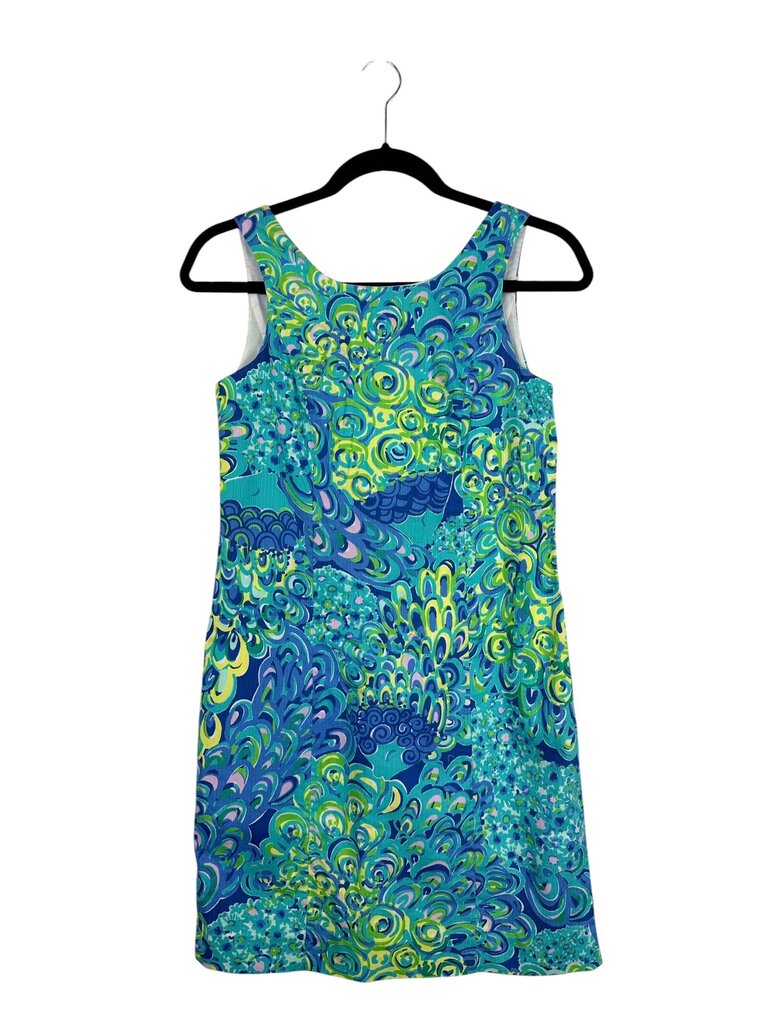 LILLY PULITZER CIRCLE PRINT SHEATH DRESS