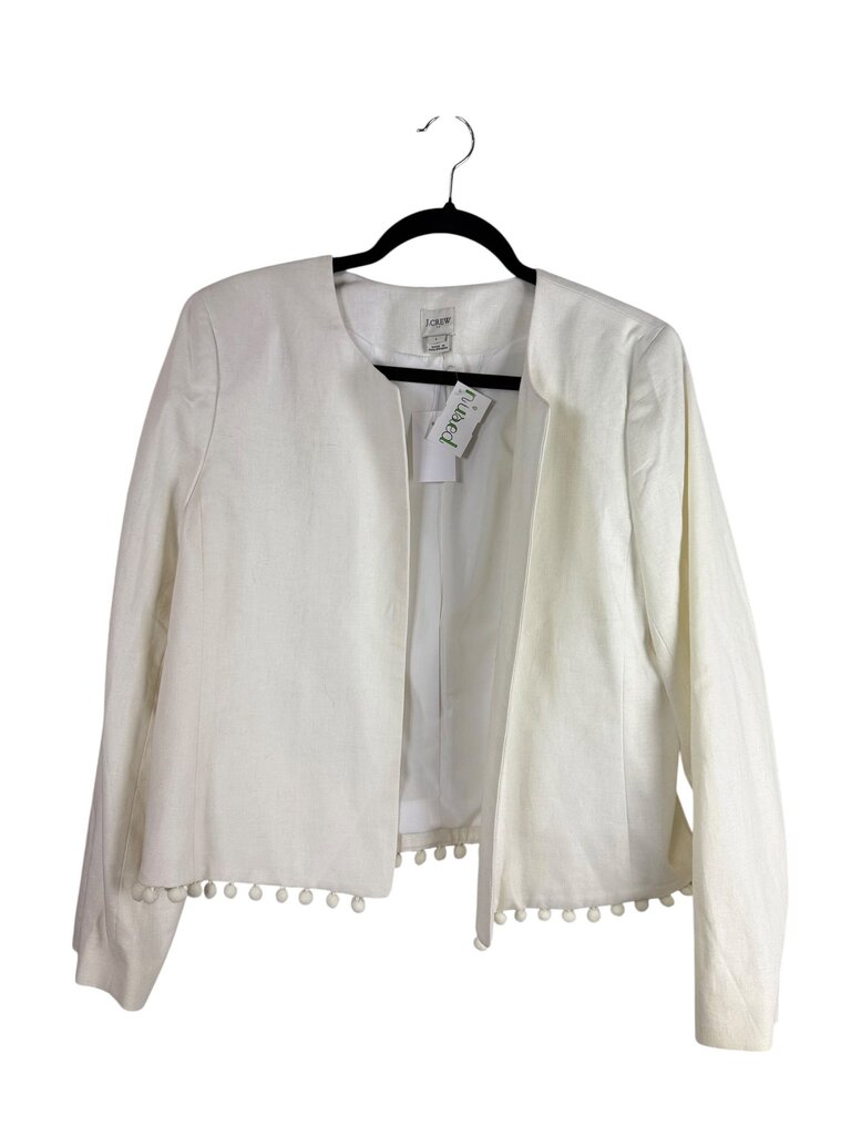 J. CREW OPEN POM POM JACKET