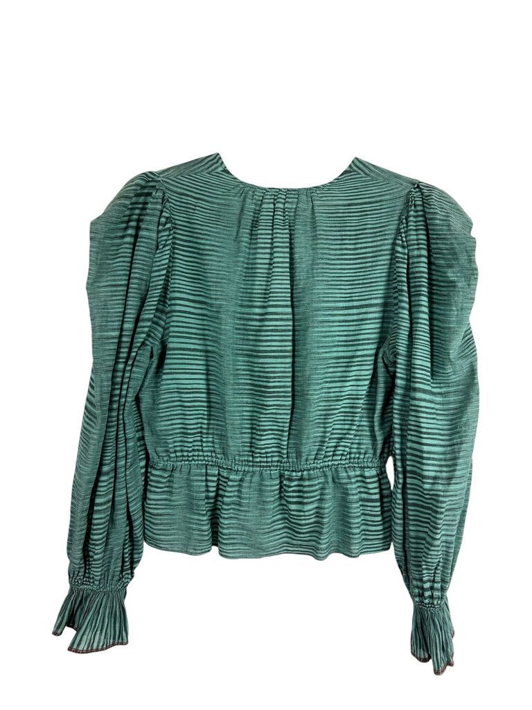 ULLA JOHNSON STRIPE BLOUSE