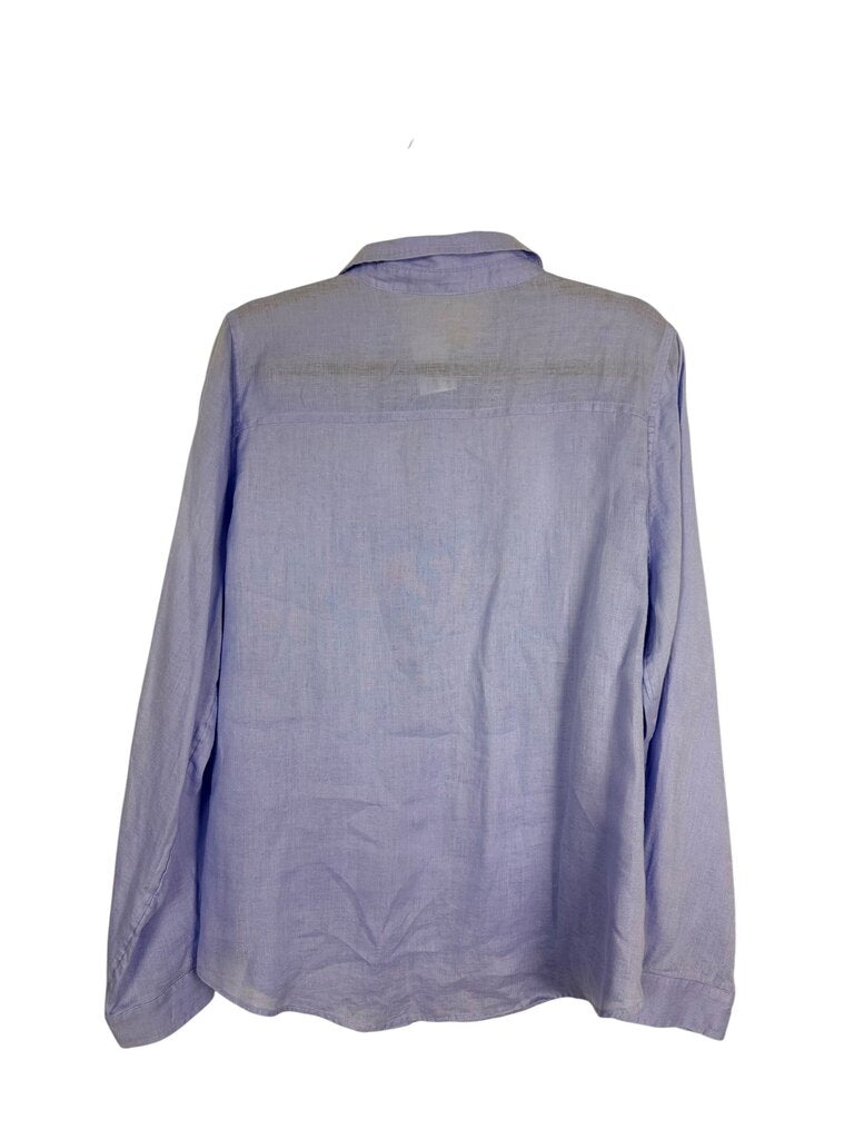 LILLY PULITZER LINEN BUTTON DOWN