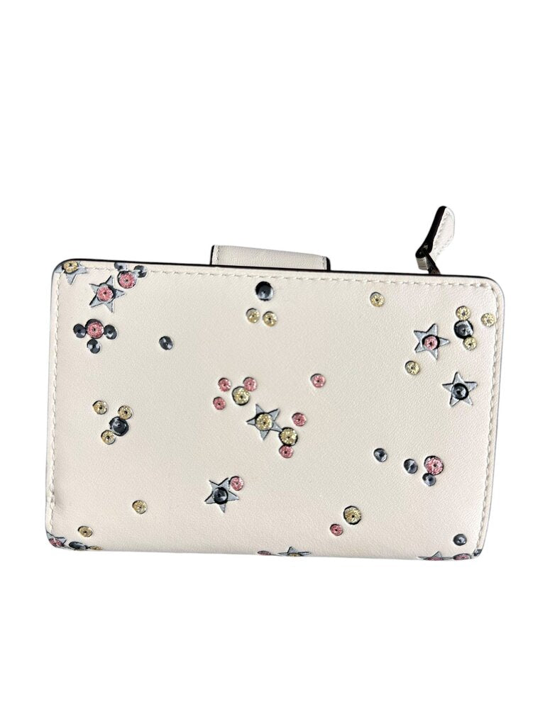 COACH STAR BI-FOLD LEATHER WALLET