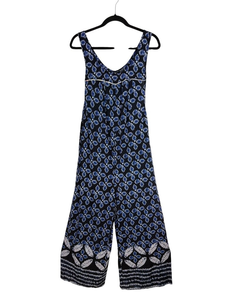 ANTHROPOLOGIE DIAMOND PRINT JUMPSUIT