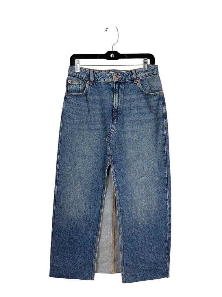 GARAGE DENIM MAXI SKIRT