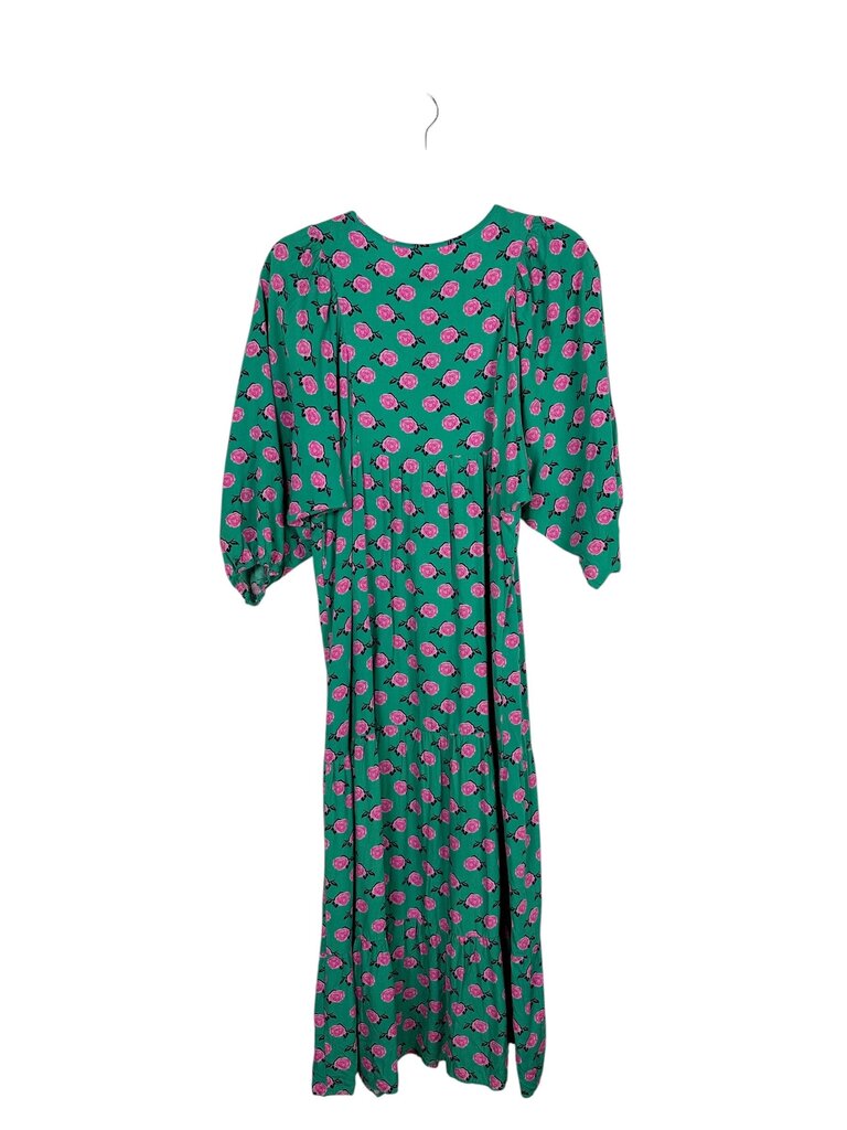 ROSE PRINT MAXI DRESS