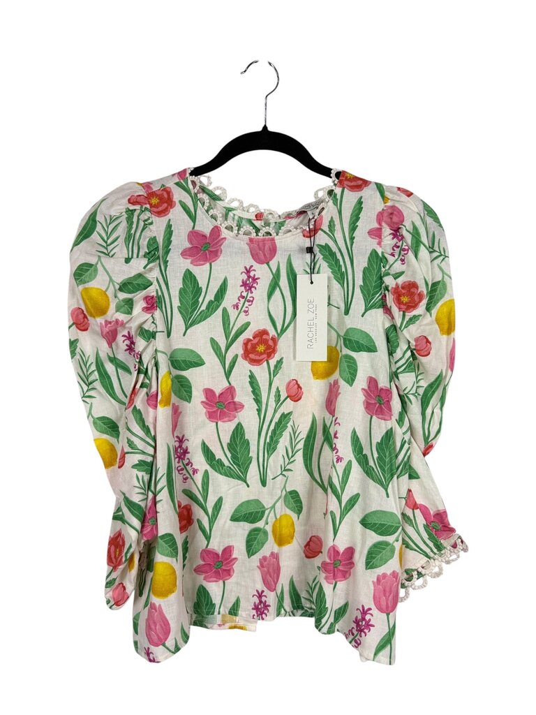 RACHEL ZOE FLORAL BLOUSE