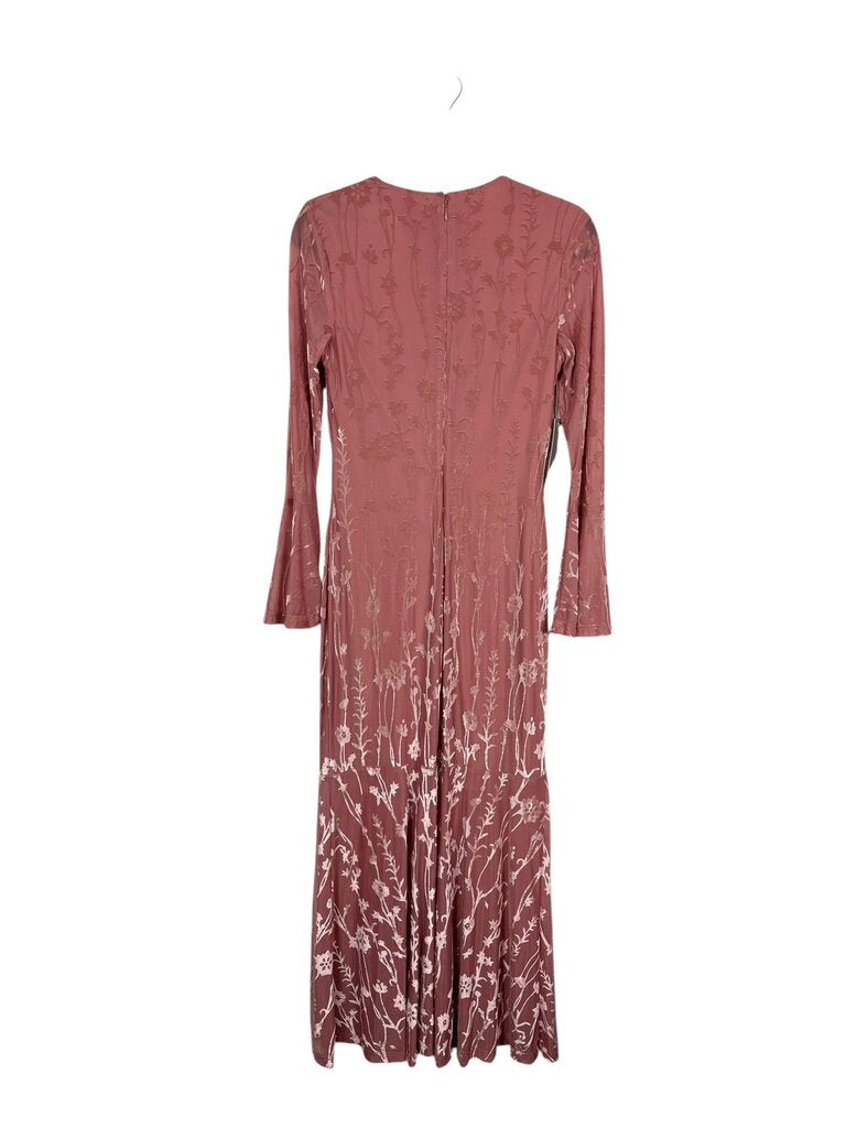 HUTCH VELVET FLORAL MAXI DRESS