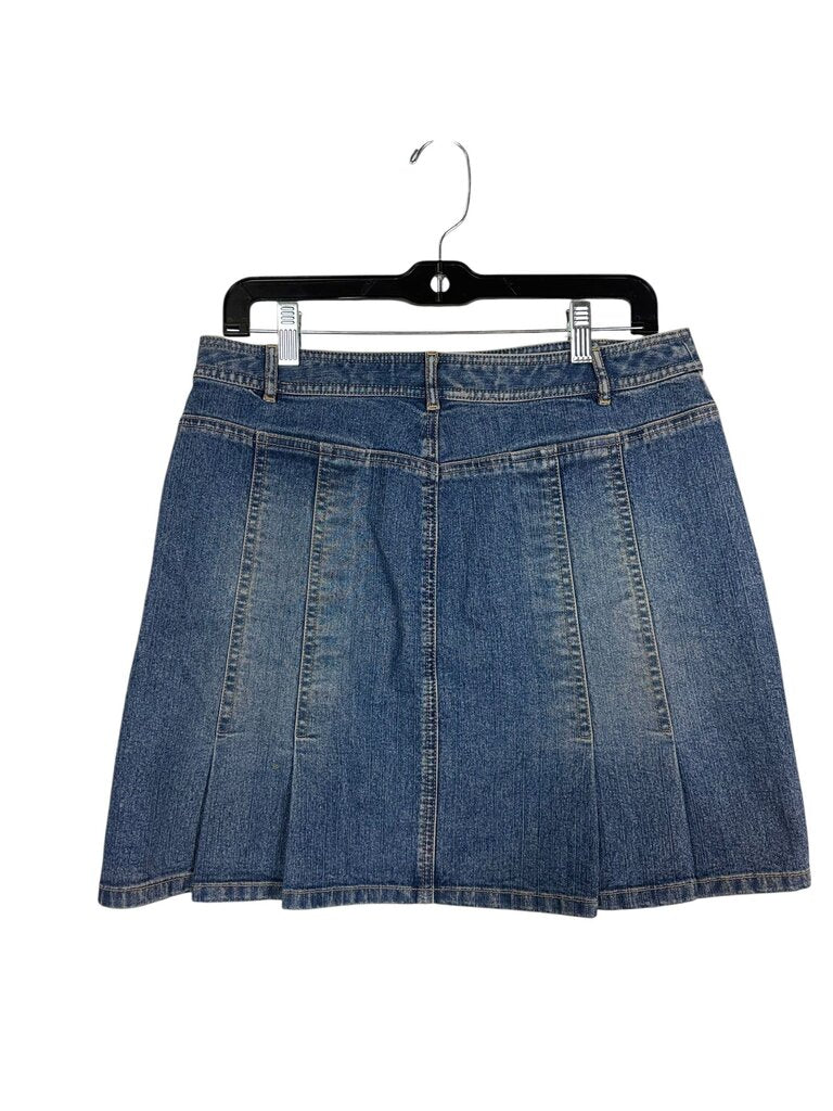 LOFT HIGH RISE DENIM SKIRT