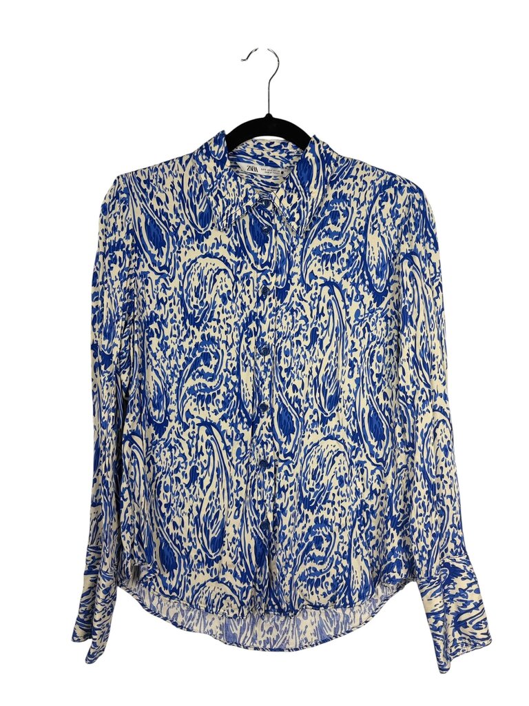 ZARA ABSTRACT PAISLEY BUTTON DOWN