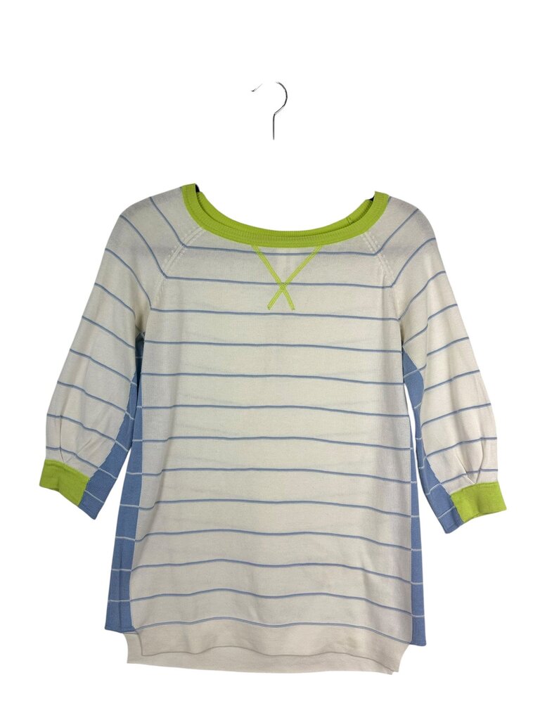 FRENCH CONNECTION STRIPED KNIT SWEATER