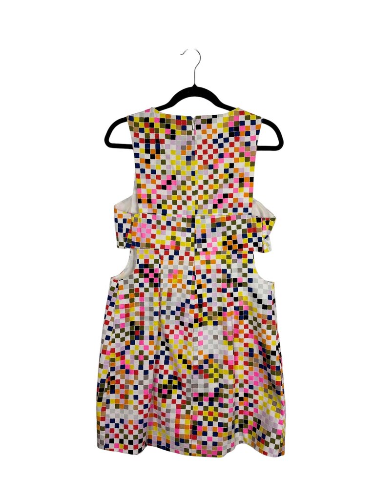 KATE SPADE SATURDAY PIXEL PRINT CUT OUT DRESS