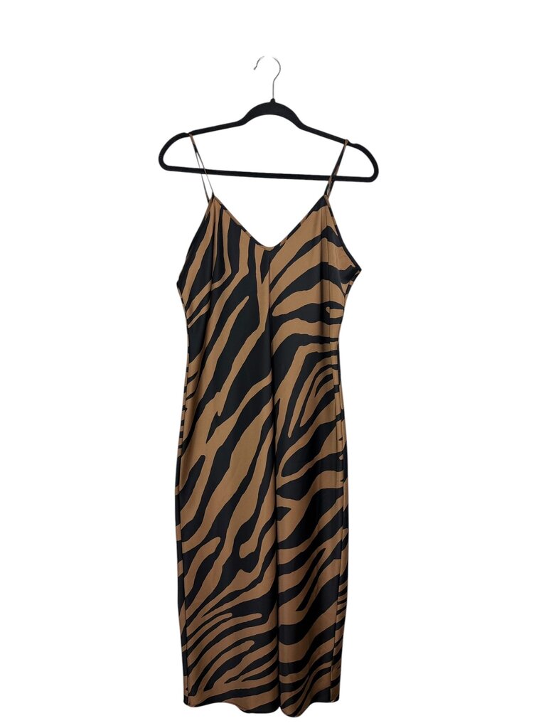 BANANA REPUBLIC ZEBRA PRINT MIDI DRESS