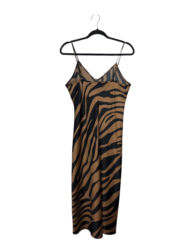 BANANA REPUBLIC ZEBRA PRINT MIDI DRESS