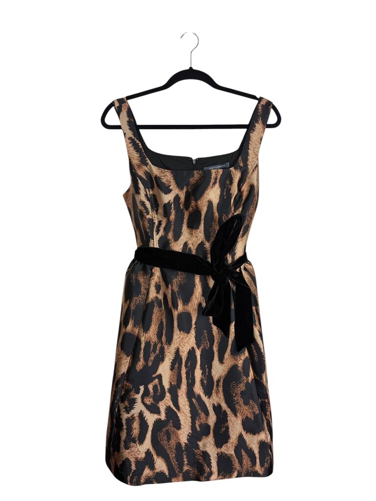JULIA JORDAN LEOPARD PRINT DRESS