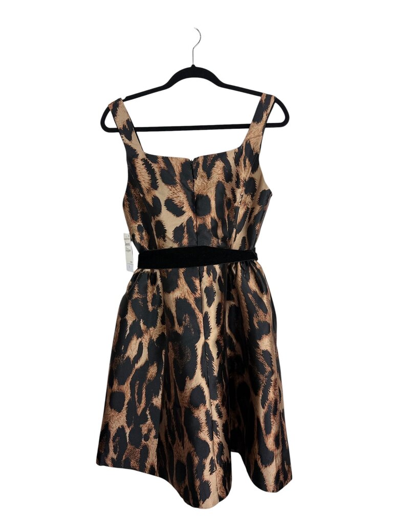 JULIA JORDAN LEOPARD PRINT DRESS