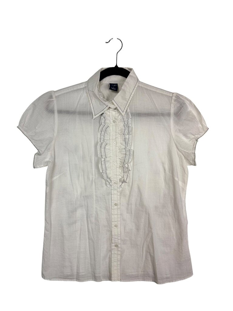 GAP RUFFLE BUTTON DOWN