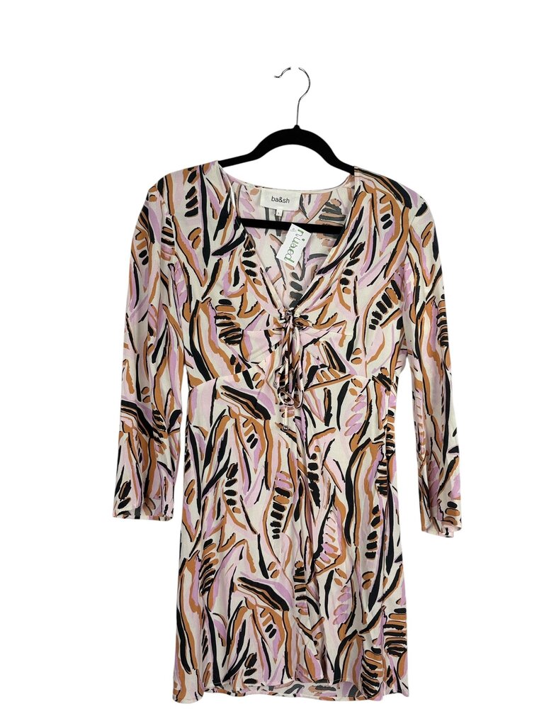 BA&SH PRINTED MINI DRESS