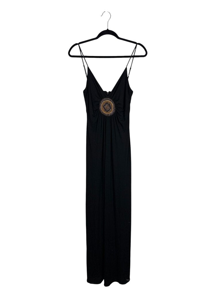 MARIA BIANCO NERO BEADED MAXI DRESS