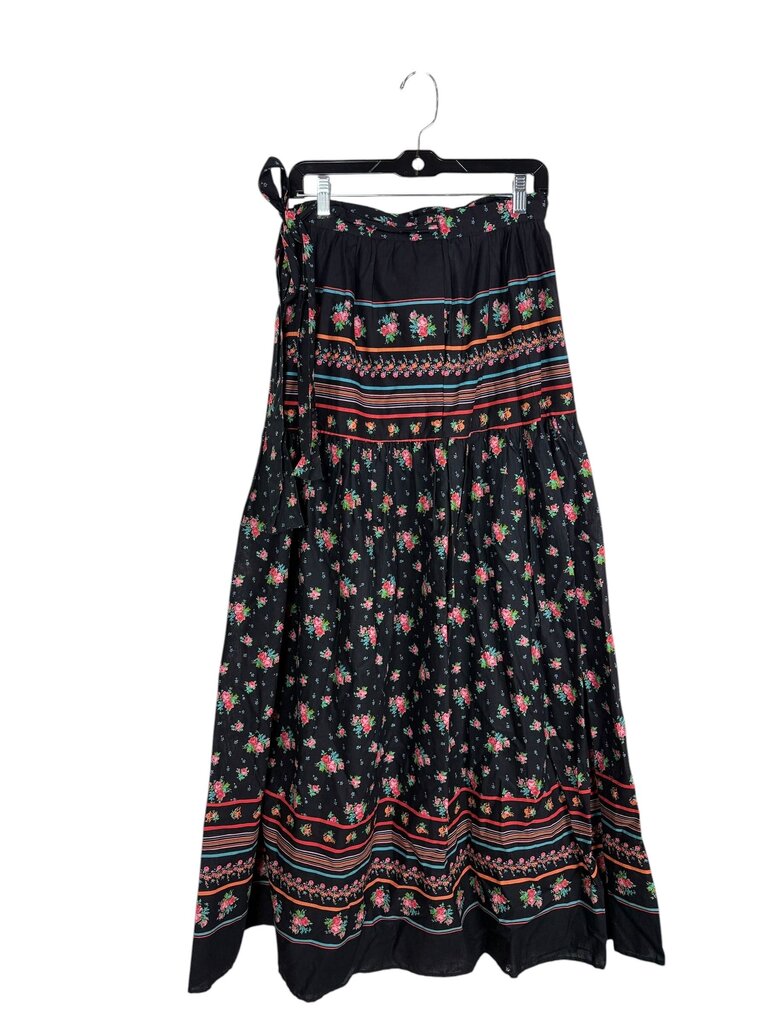 UNION MADE COTTON FLORAL MAXI SKIRT