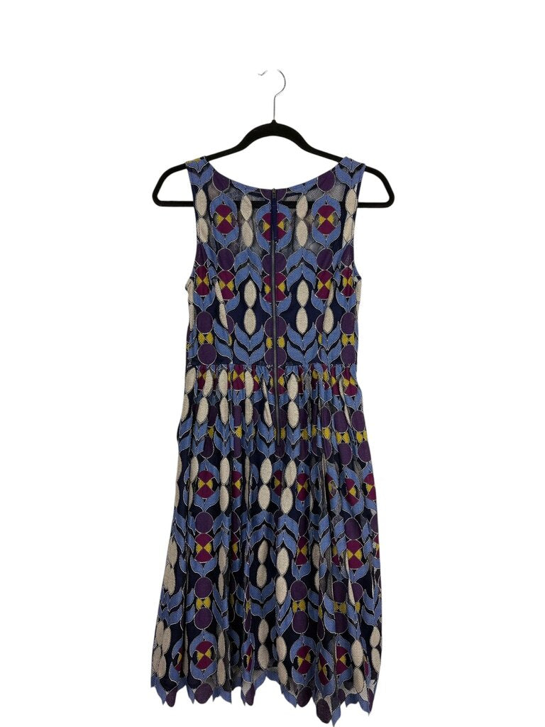ANTHROPOLOGIE MESH FLORAL PRINT DRESS