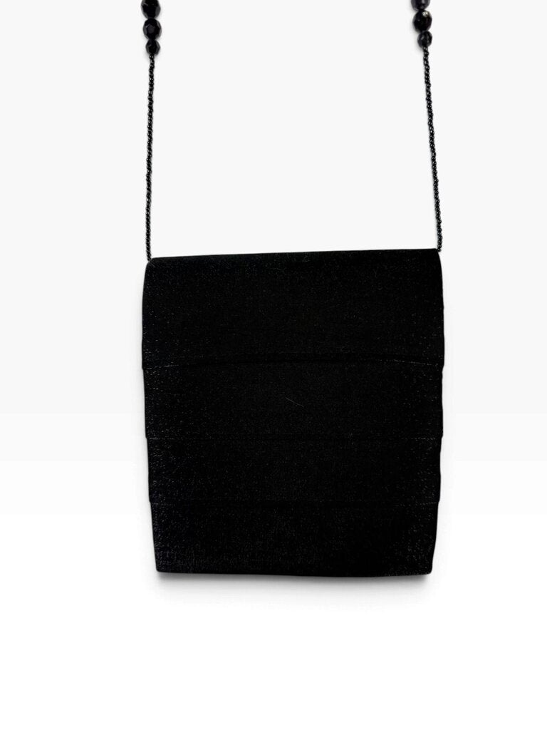 MARIELL BEADED SATIN CROSSBODY