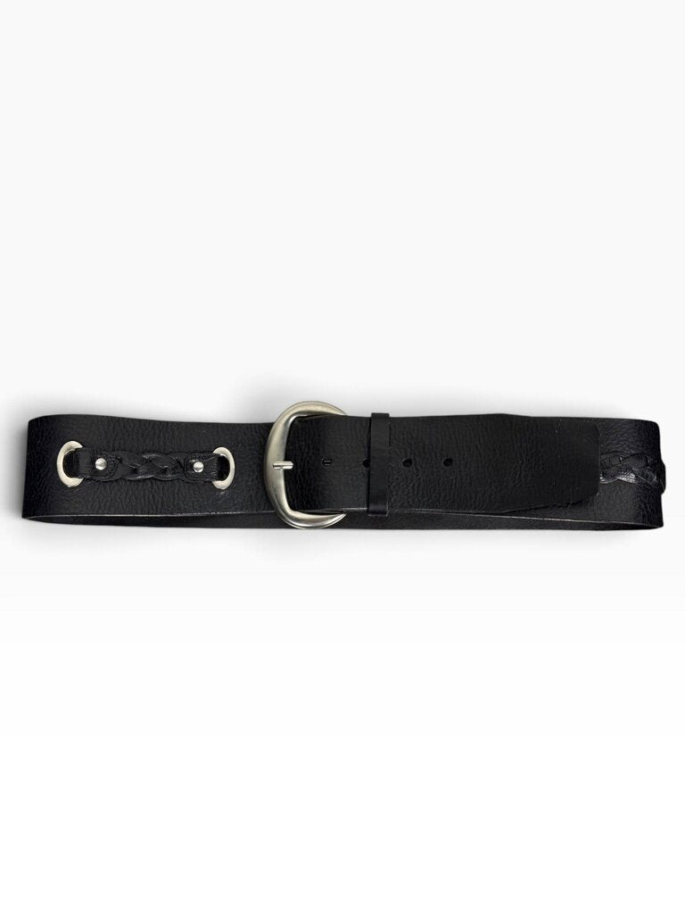 FOSSIL LEATHER WAIST CINCHING BELT