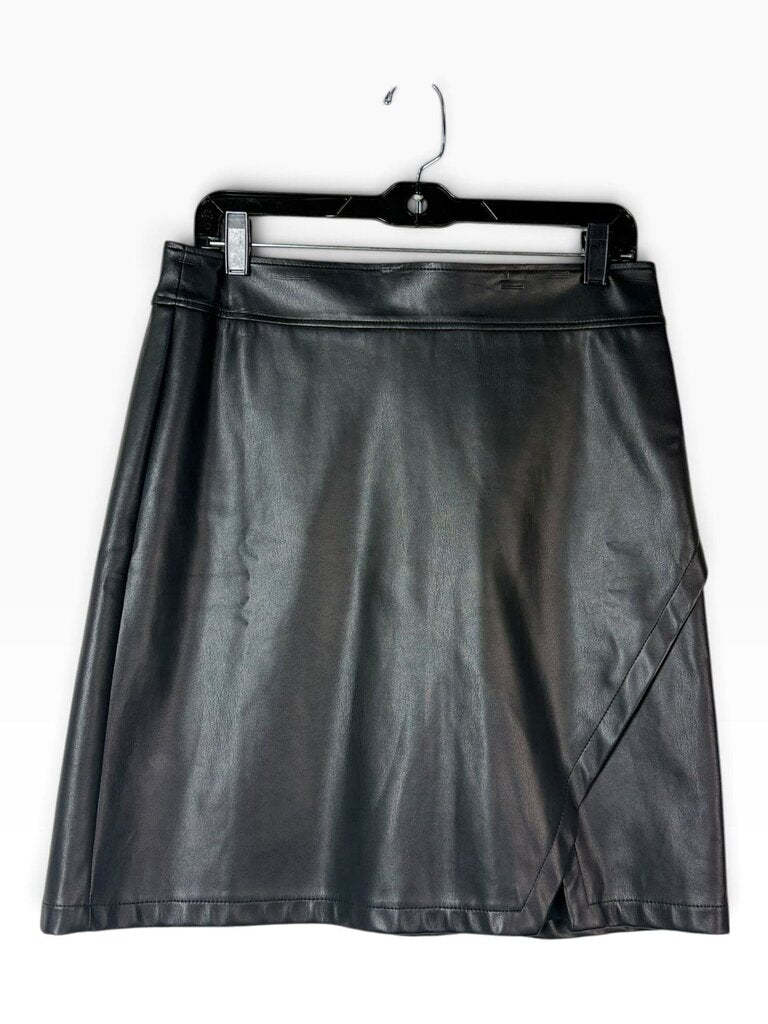 LOFT FAUX LEATHER SKIRT