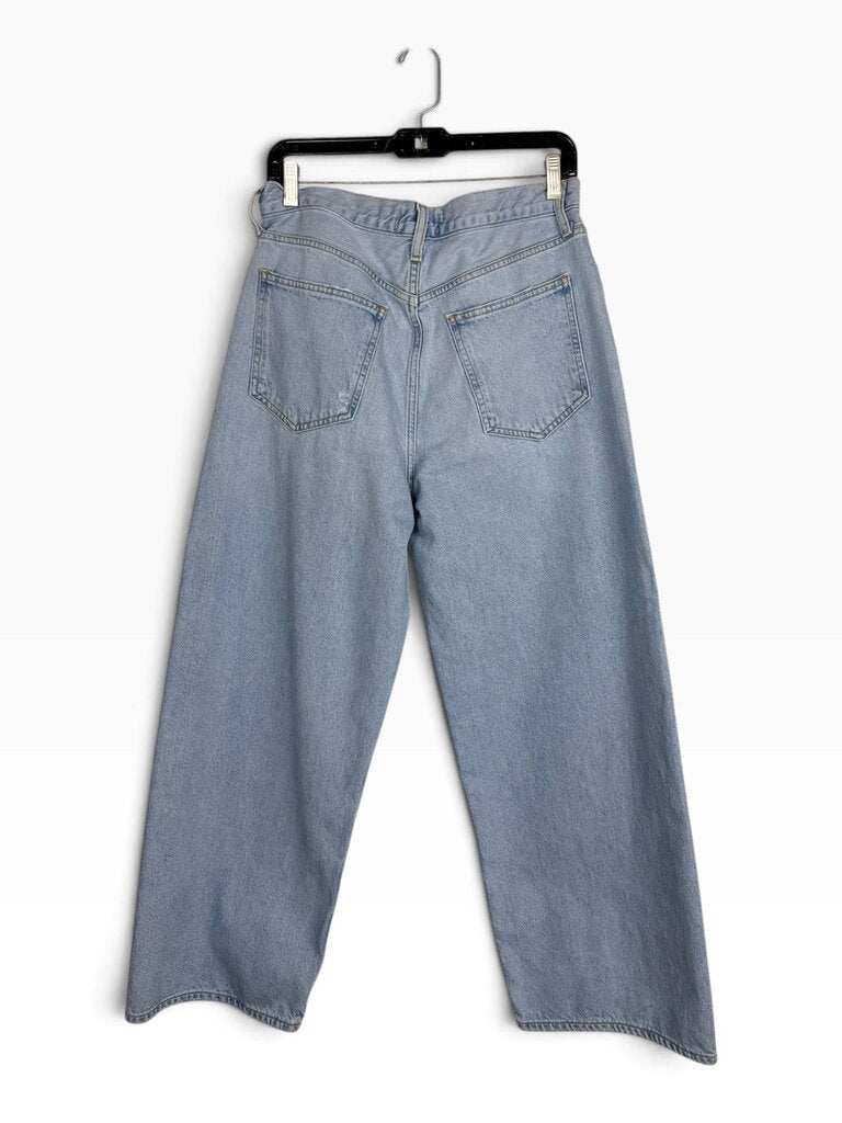 AGOLDE HIGH RISE WIDE LEG JEANS