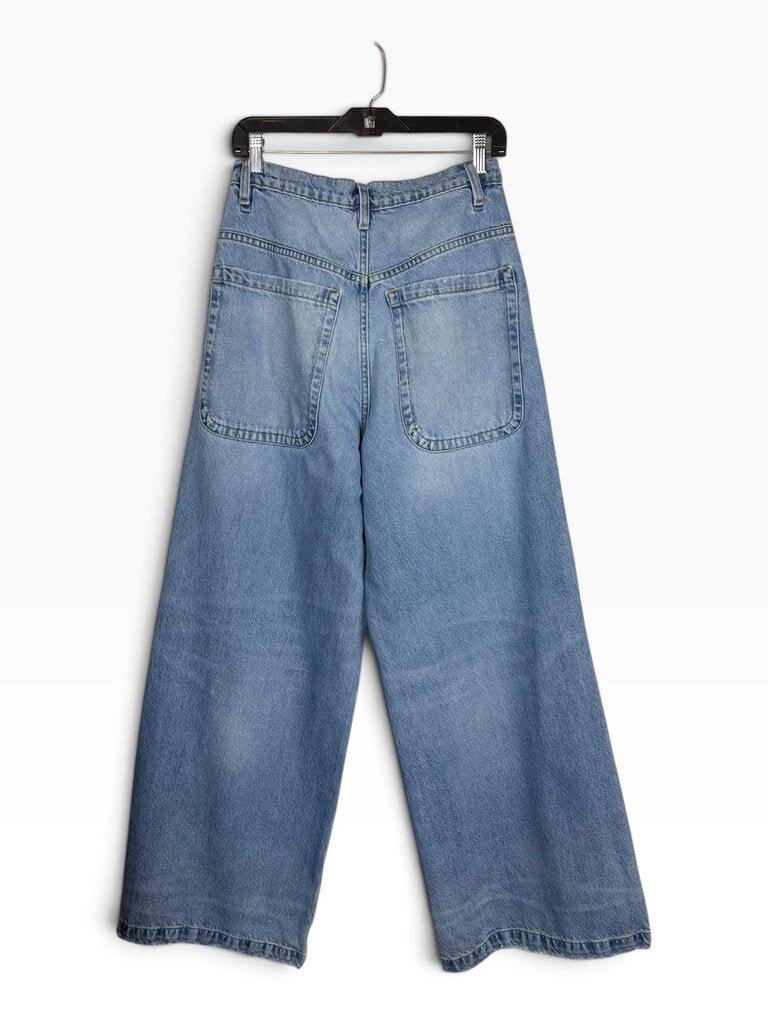 FRAME HIGH RISE WIDE LEG JEANS