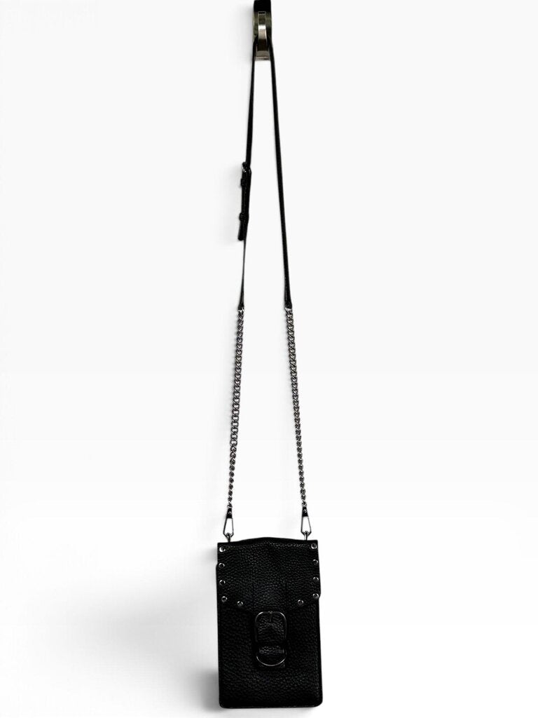 REBECCA MINKOFF LEATHER STUDDED CROSSBODY