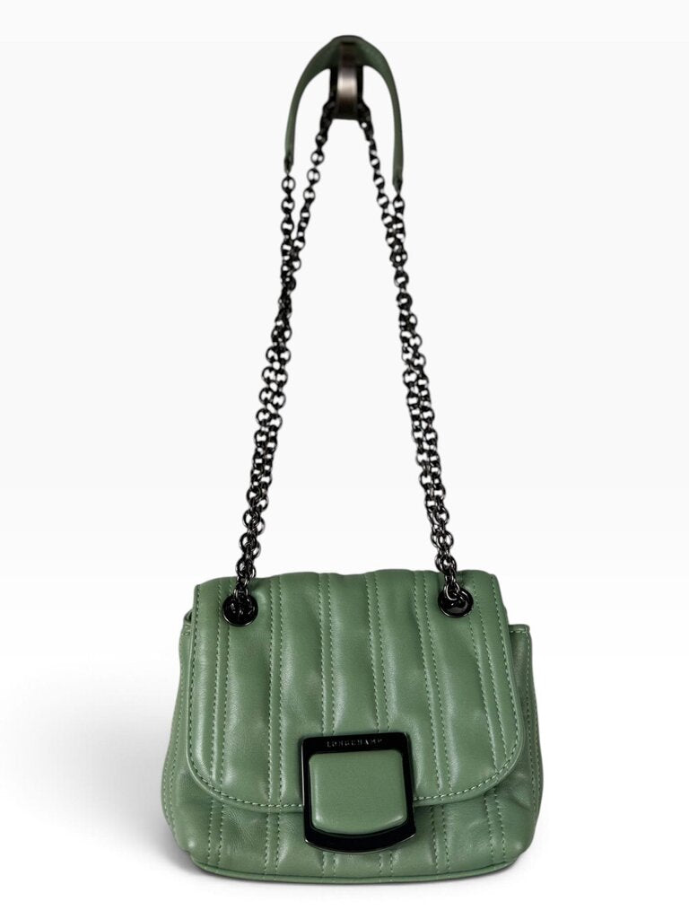 LONGCHAMP QUILTED MINI LEATHER CROSSBODY
