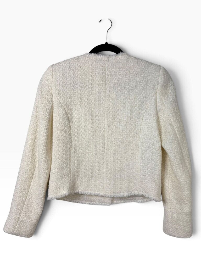 MNG TWEED BUTTON JACKET