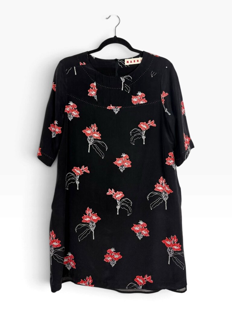 MARNI FLORAL SHIFT DRESS
