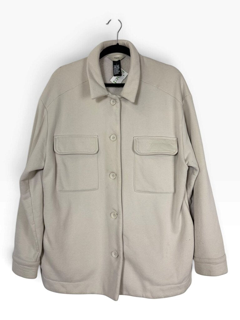 VUORI FLEECE LINING BUTTON JACKET