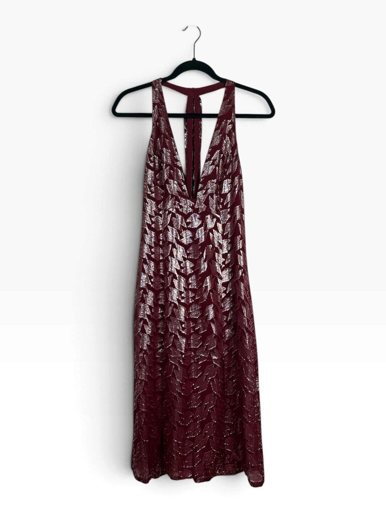 TOPSHOP HALTER MIDI DRESS