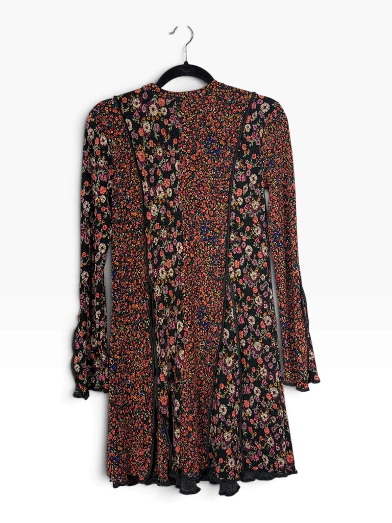 ZARA FLORAL PATCHWORK PRINT DRESS