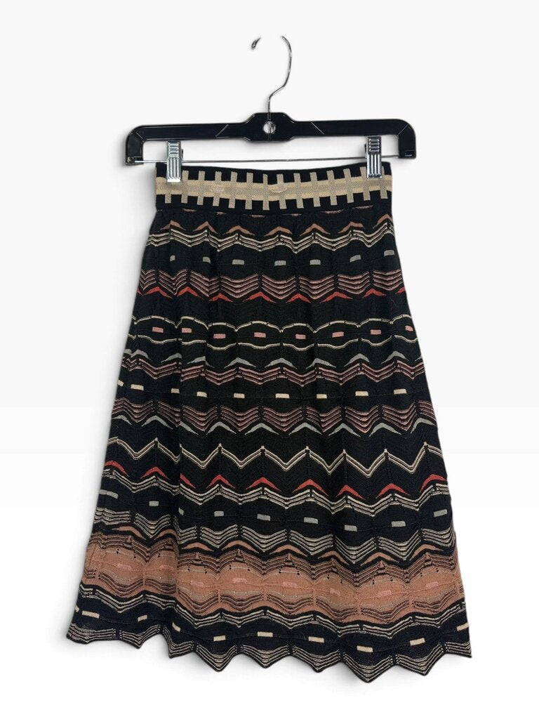 MISSONI ZIG ZAG CHEVRON PRINT SKIRT
