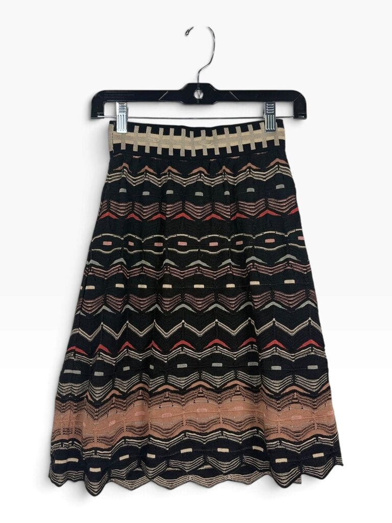 MISSONI ZIG ZAG CHEVRON PRINT SKIRT