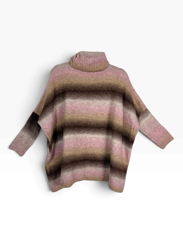 LOFT BLUR PRINT WOOL SWEATER