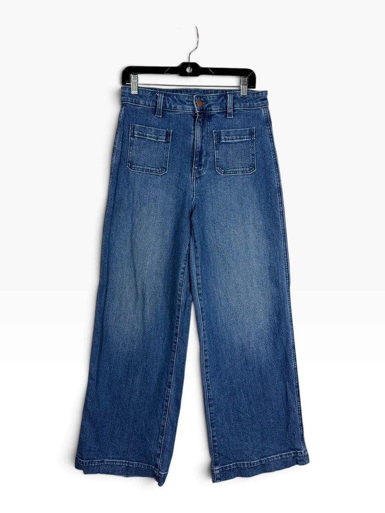 OLD NAVY "EXTRA HIGH RISE WIDE LEG" JEANS