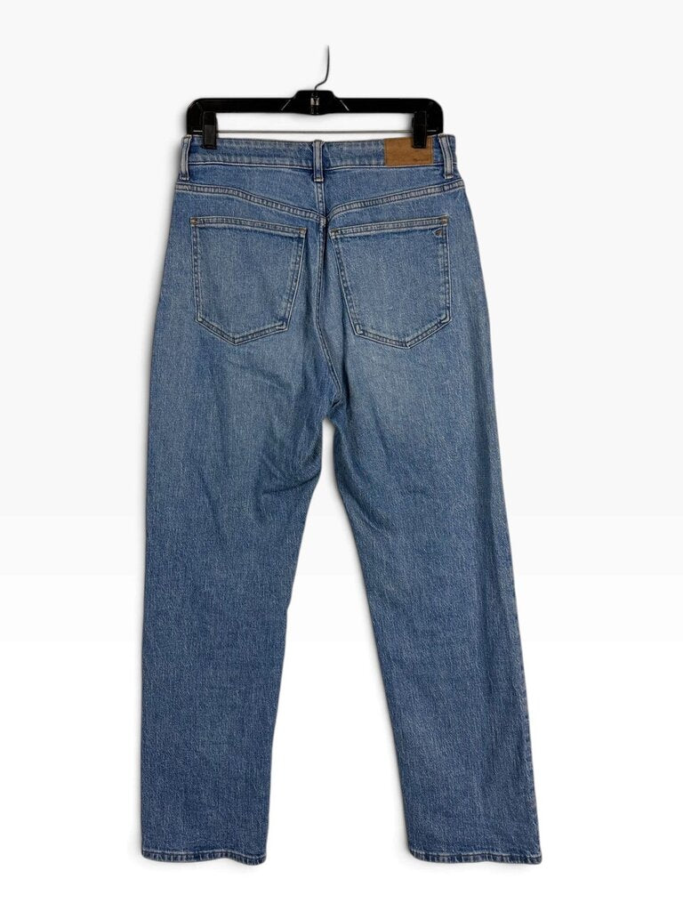 MADEWELL "CURVY HIGH RISE" STRAIGHT LEG JEANS