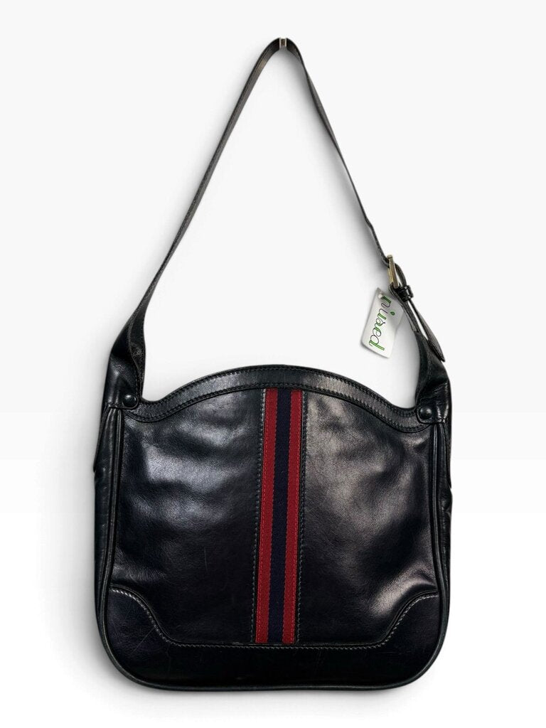 AUTHENTIC GUCCI LEATHER SHOULDER BAG