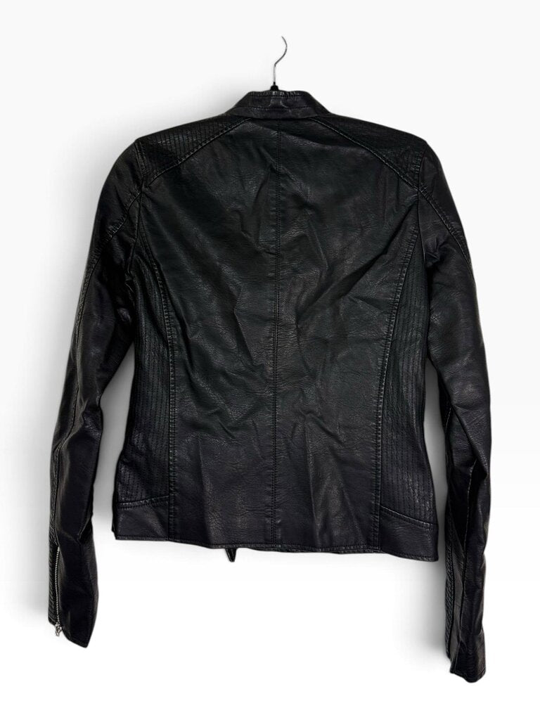 VERA MODA FAUX LEATHER MOTO JACKET