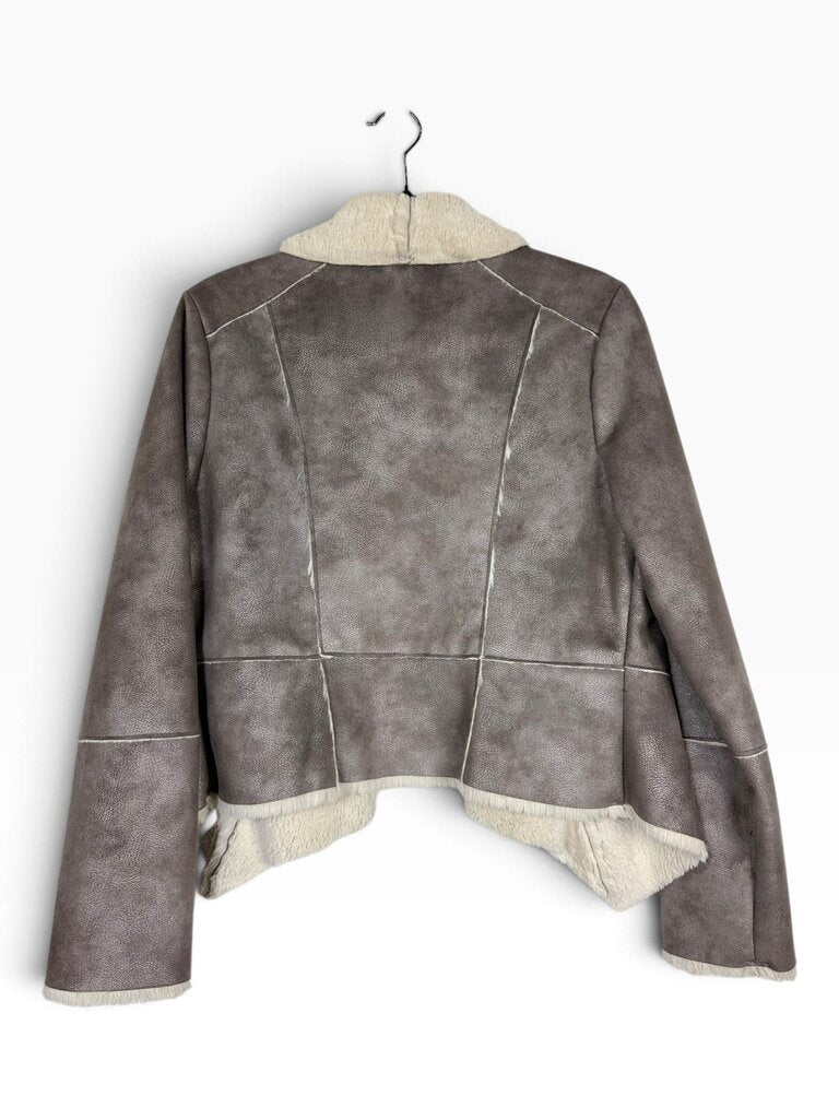 CACHE METALLIC FUZZY COAT