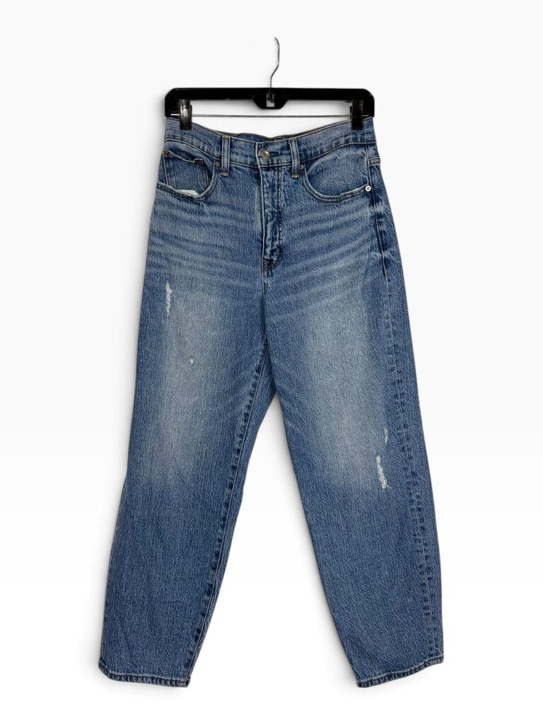 EVEREVE TAPERED DISTRESSED JEANS