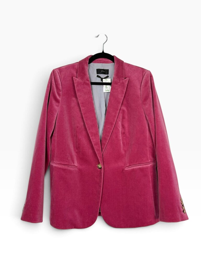 J.CREW CRUSHED VELVET "PARKE" BLAZER