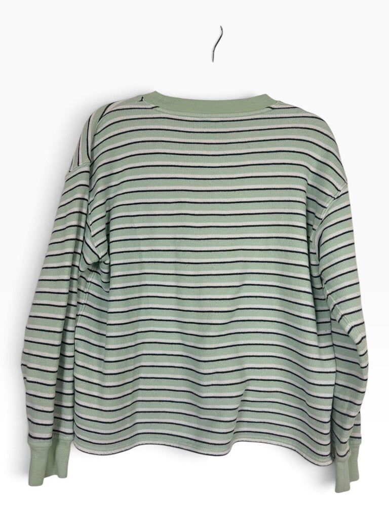 J.CREW STRIPED FLEECE