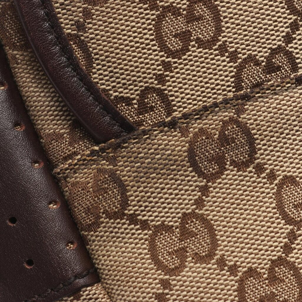 AUTHENTIC GUCCI MONOGRAM FLAT MESSENGER BAG